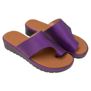 Orthopädische Ballenzehen-Sandalen - Violett