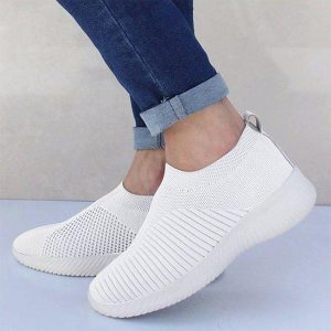 Reite Füße Schuhe Leichte Turnschuhe - Weiß