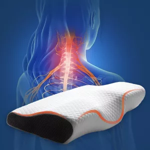 Orthopädisches Kissen aus Memory-Schaumstoff für Nackenschmerzen