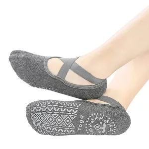 Grip-Socken, Damensocken, Pilates-Socken, Yoga-Socken, Anti-Rutsch-Socken