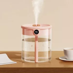 Luftbefeuchter Nachtlicht Ätherisches Öl Aroma Diffusor - Rosa