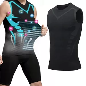 Compression Shirt, Herren Tanktop, Bodyshaper, ärmelloses Shirt, Herren ärmelloses Tanktop, figurformendes Unterhemd, Bauchweg-Shirt