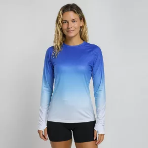 Damen-Badebekleidung, Damen-Rashguard, Rashguard mit langen Ärmeln, Surf-Top