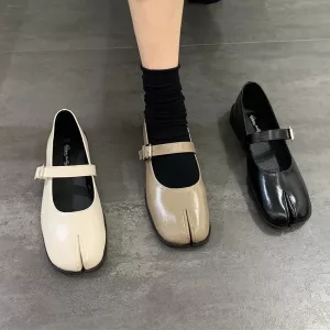 Ballerinas, Ballerinas, Ballerinas für Damen, Schuhe mit geteiltem Zehenbereich