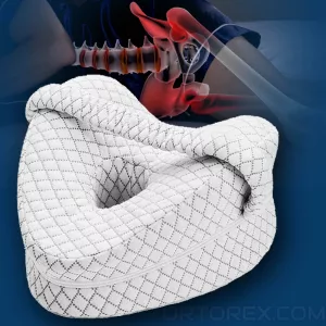 Orthopädisches Kniekissen für Seitenschläfer - Weiß