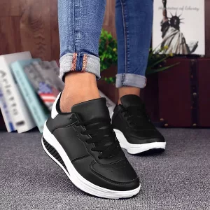 Damen-Sneaker, Plateau-Sneaker, Keilabsatz-Sneaker, Freizeitschuhe, Freizeit-Sneaker