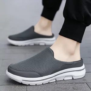 Pantoletten, Herrenpantoletten, Slipper, lässige Pantoletten, Mesh-Pantoletten