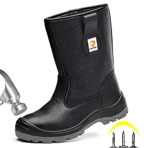 Stahlkappenschuhe, Arbeitsschuhe, wasserdichte Stiefel, Sicherheitsschuhe, knöchelhohe Stiefel, Schutzstiefel