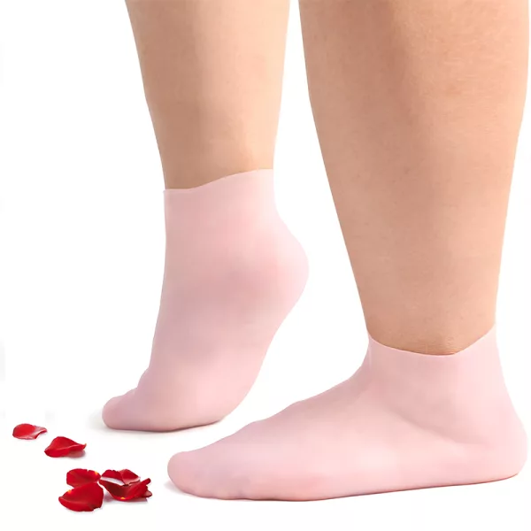 Silikonsocken, elastische Socken, Peelingsocken, feuchtigkeitsspendende Socken