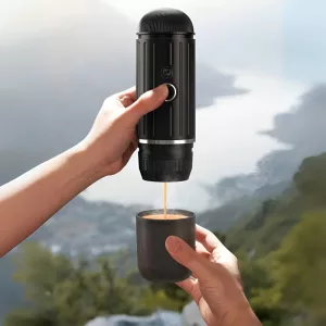 Espressomaschine, tragbare Kaffeemaschine, tragbare Espressomaschine, kabellose Kaffeemaschine