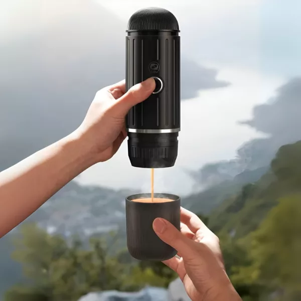 Espressomaschine, tragbare Kaffeemaschine, tragbare Espressomaschine, kabellose Kaffeemaschine