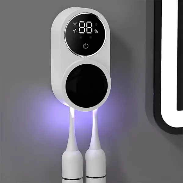 Zahnbürstenhalter, elektrischer Zahnbürsten-Sanitizer, UV-Zahnbürsten-Sterilisator, Zahnbürsten-Sterilisator, Zahnbürsten-Desinfektion, UV-Zahnbürsten-Reiniger