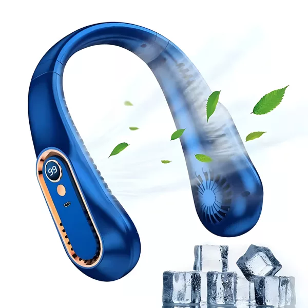 Nackenventilator, Nacken-Kühlventilator, tragbarer Kühlventilator, hängender Nackenventilator, wiederaufladbarer Kühlventilator