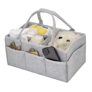 Windeltasche, Wickelkorb, Umhängetasche für Schwangere, Wickeltaschen-Organizer, Windelkorb