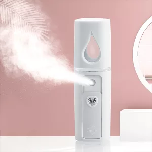 Gesichtsdampfer, Gesichtssprüher, Hautdampfer. Handgehaltener Gesichtsdampfer, Gesichtsbefeuchter, Hautbefeuchter, Nano-Gesichtsdampfer, tragbarer Gesichtsdampfer