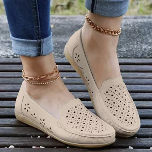 Ballerinas, Sommerschuhe, Damen-Ballerinas, Damenflache Schuhe, Sommerflache Schuhe, Schuhe mit runder Spitze