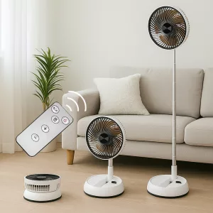 Standventilator, oszillierender Ventilator, Bodenventilator, Klappventilator, Ventilator mit Fernbedienung