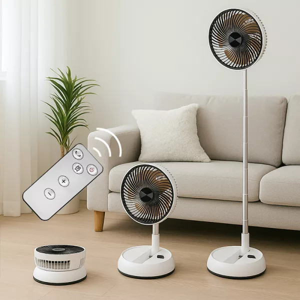Standventilator, oszillierender Ventilator, Bodenventilator, Klappventilator, Ventilator mit Fernbedienung