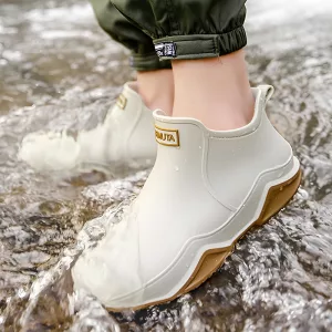 wasserdichte Stiefeletten, Knöchelschuhe, rutschfeste Stiefel, Regenstiefel