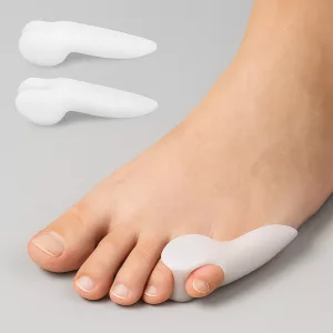 2 Stück Gel-Kleiner-Zehen-Korrektor Zehentrenner
