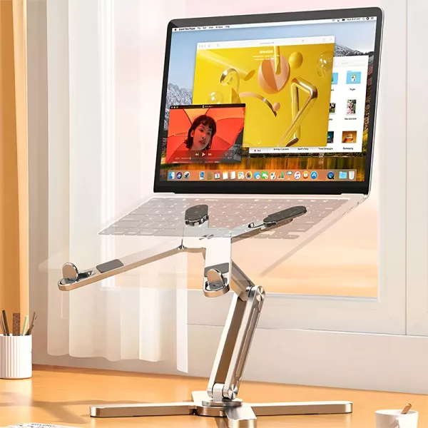 Laptopständer, Tabletständer, Laptopständer für Schreibtisch, Laptophalter, Tablet-Halter, verstellbarer Laptopständer