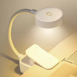 Leselicht mit Clip, Buchlicht mit Clip, wiederaufladbares Buchlicht, Leselampe zum Anklippen