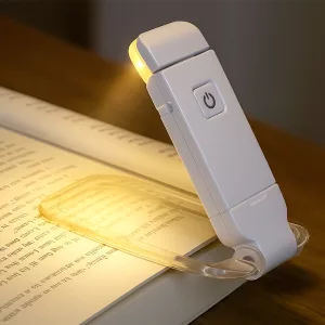 Leselicht mit Clip, Buchlicht mit Clip, wiederaufladbares Buchlicht, Leselampe zum Anklippen