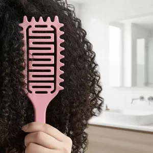 Haarbürste, Lockenbürste, Entwirrbürste, Bürste mit Lüftungsschlitzen