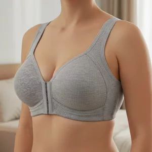 Drahtloser BH, BH mit Frontverschluss, BH mit hoher Unterstützung, drahtloser Push-up-BH, BH mit Frontverschluss, BH ohne Bügel