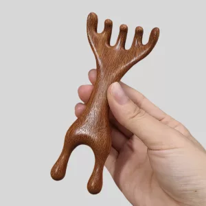 Akupunkturmassage, Meridianmassage, Kamm-Massagegerät
