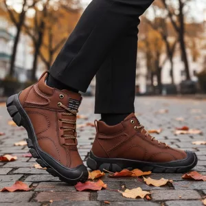 Herrenstiefel, Schneestiefel, Winterstiefel, Stiefeletten, wasserdichte Stiefel, Plüschstiefel