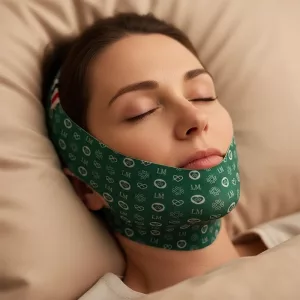 Anti-Schnarch-Schlafmaske, V-förmige Gesichtsmaske, Anti-Schnarch-Kinnriemen, Kinnriemen gegen Schnarchen, Schnarch-Kopfband