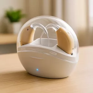 Hörgerät, OTC-Hörgeräte, wiederaufladbares Hörgerät, Hörverstärker, digitales Hörgerät, ITE-Hörgerät