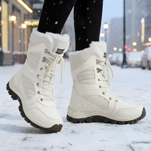 Winter-Schneestiefel, wasserdichte Schneestiefel, isolierte Stiefel, Winterstiefel zum Hineinschlüpfen