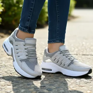 Plateau-Sneaker, Schuhe mit dicker Sohle, lässige Sneaker, klobige Schuhe, stylische Sneaker