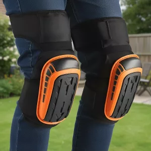 Schwere Knieschoner aus Schaumstoff für die Arbeit