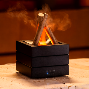 Luftbefeuchter, ätherischer Öldiffusor, Aromatherapie-Diffusor, Luftbefeuchter, Flammendiffusor
