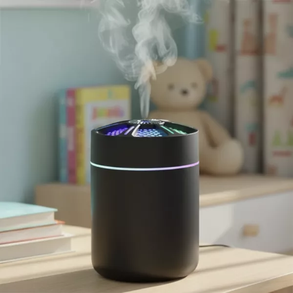 Luftbefeuchter, ätherischer Öl-Diffusor, Aromadiffusor, Luftbefeuchter, Nachtlicht-Luftbefeuchter