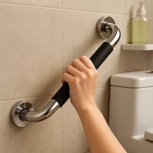 Edelstahl-Badezimmer-Handlauf, Badezimmer-Griffstange, Badezimmer-Griffbügel, Dusch-Handlauf, Dusch-Sicherheitsbügel, Toiletten-Geländer, Badezimmer-Sicherheitsbügel