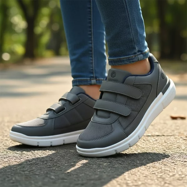 Sneaker mit weiter Passform, Mesh-Sneaker, Schlupfschuhe für Diabetiker, Schuhe mit weiter Zehenbox, orthopädische Sneaker,