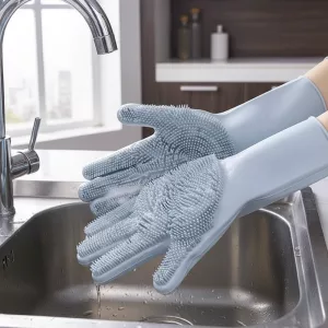 Spülhandschuhe, Reinigungshandschuhe, Scheuerhandschuhe, Waschhandschuhe, Haushaltshandschuhe