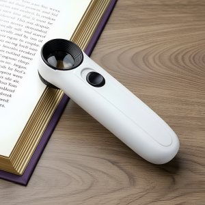 Handlupe, 40-fache Lupe, Lupe mit LED, Vergrößerungsglas, Vergrößerungsglas mit Licht