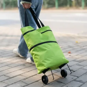 tragbarer faltbarer Wagen mit Rädern, tragbarer faltbarer Einkaufstrolley