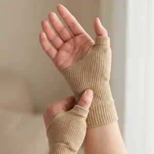 1 Paar Silikon-Handgelenkbandagen Kompressionshandschuhe bei Arthritis