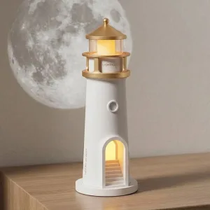 LED-Nachtlicht, Leuchtturmlampe, moderne Tischlampe, moderne Nachttischlampe, Nachtlicht mit Bewegungssensor