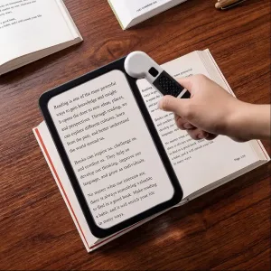 large magnifying glass with led, rectangle magnifying glass, rectangle magnifying glass, large magnifier with light