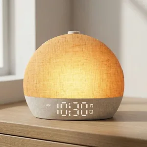 Wecker mit natürlichem Sonnenaufgangslicht, weißem Rauschen und Soundmaschine